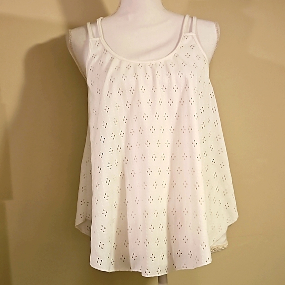 White cami - juniors Large